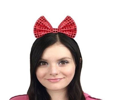 스팡클 머리띠 레드_소